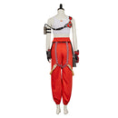 FragPunk Nitro Women Red Orange Outfit Carnival Halloween Cosplay Costume