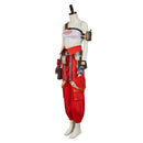 FragPunk Nitro Women Red Orange Outfit Carnival Halloween Cosplay Costume