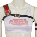 FragPunk Nitro Women Red Orange Outfit Carnival Halloween Cosplay Costume