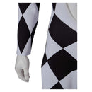 Freddie Mercury Black and White Jumpsuit Men Halloween Carnival Party Cosplay Costume