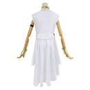 Frieren Beyond Journeys End Flamme White Dress Outfits Women Halloween Carnival Party Cosplay Costume
