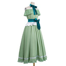 Frieren Beyond Journeys End Frieren Green Party Dress Outfit Women Halloween Carnival Party Cosplay Costume
