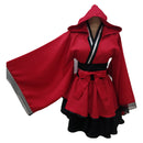 Fullmetal Alchemist Anime Edward Elric Women Red Dress Party Carnival Halloween Cosplay Costume