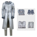 Funny Valentine Silver Leather Outfit Set Men Halloween Carnival Party Cosplay Costume