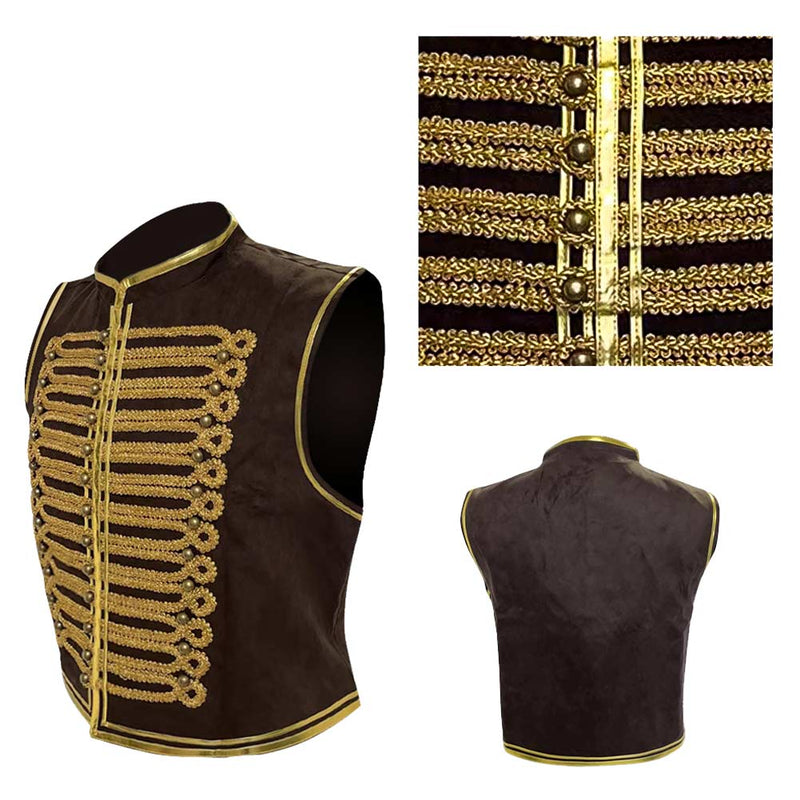 Furiosa: A Mad Max Saga Movie Dementus Leather Vest Party Carnival Halloween Cosplay Costume