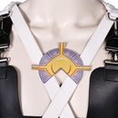 Furiosa: A Mad Max Saga Movie Dementus Leather Vest With Cloak Party Carnival Halloween Cosplay Costume