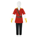 Gaston Kids Children Red Outfit Carnival Halloween Cosplay Costume