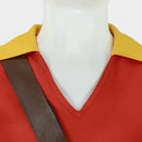 Gaston Kids Children Red Outfit Carnival Halloween Cosplay Costume