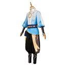 Genshin Impact Aether Blue Outfit Carnival Halloween Cosplay Costume