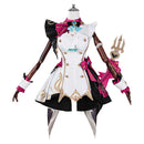 Genshin Impact Escoffier Women White Dress Outfit Carnival Halloween Cosplay Costume
