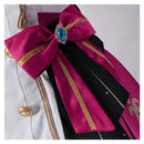 Genshin Impact Escoffier Women White Dress Outfit Carnival Halloween Cosplay Costume