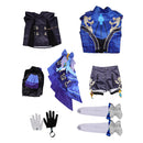 Genshin Impact Game Furina de Fontaine Women Blue Outfit Party Carnival Halloween Cosplay Costume