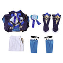 Genshin Impact Game Lantern Rite Xingqiu Blue Outfit Party Carnival Halloween Cosplay Costume
