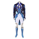 Genshin Impact Game Lantern Rite Xingqiu Blue Outfit Party Carnival Halloween Cosplay Costume