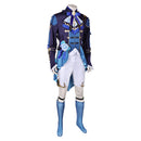 Genshin Impact Game Lantern Rite Xingqiu Blue Outfit Party Carnival Halloween Cosplay Costume