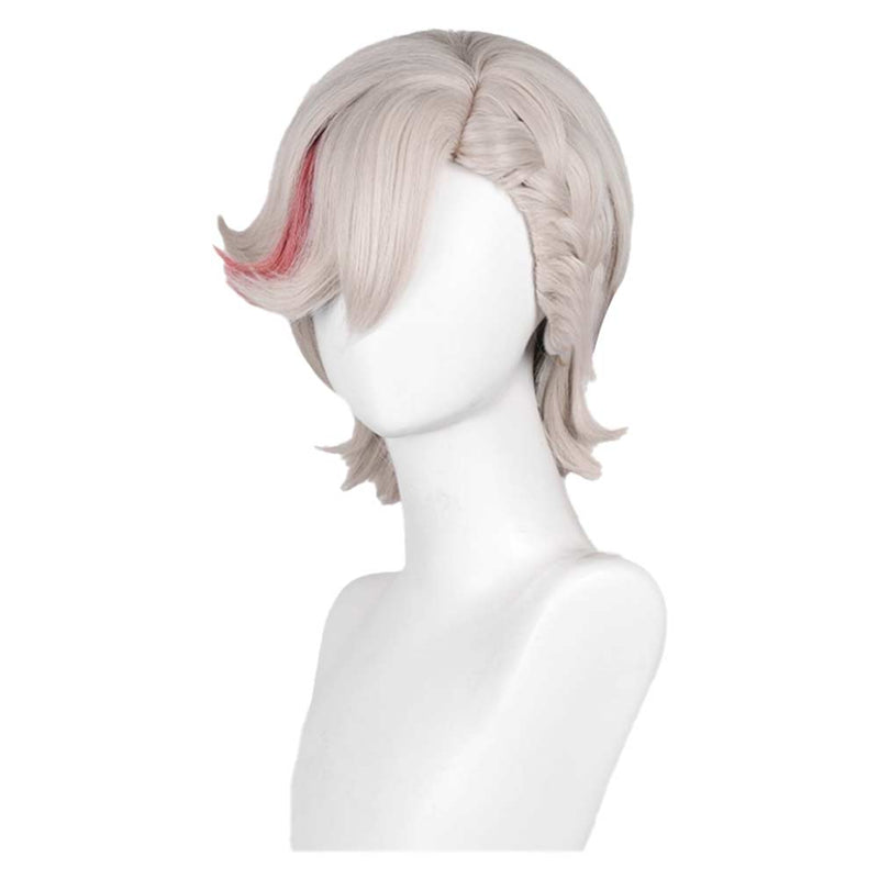 Genshin Impact Game Lyney Carnival Halloween Cosplay Wig