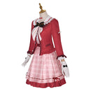 Genshin Impact Game Sangonomiya Kokomi Women Red Dress Party Carnival Halloween Cosplay Costume
