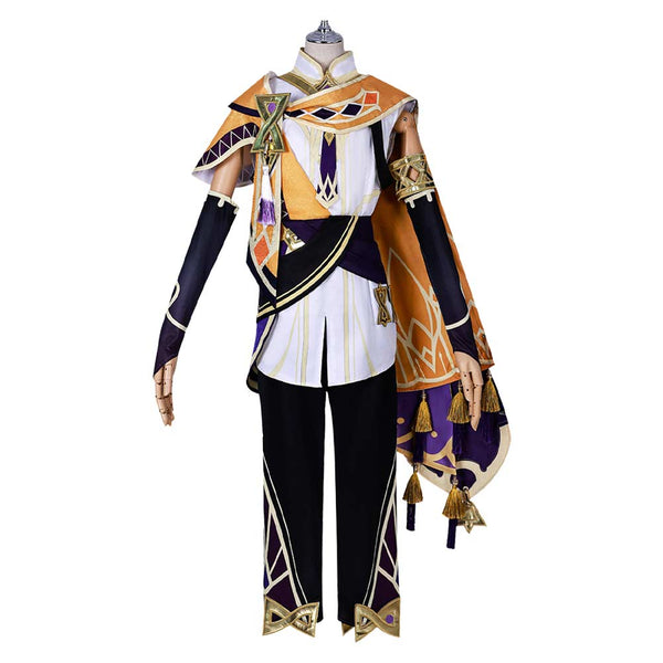 Genshin Impact Game Sethos Orange Outfit Party Carnival Halloween Cosplay Costume