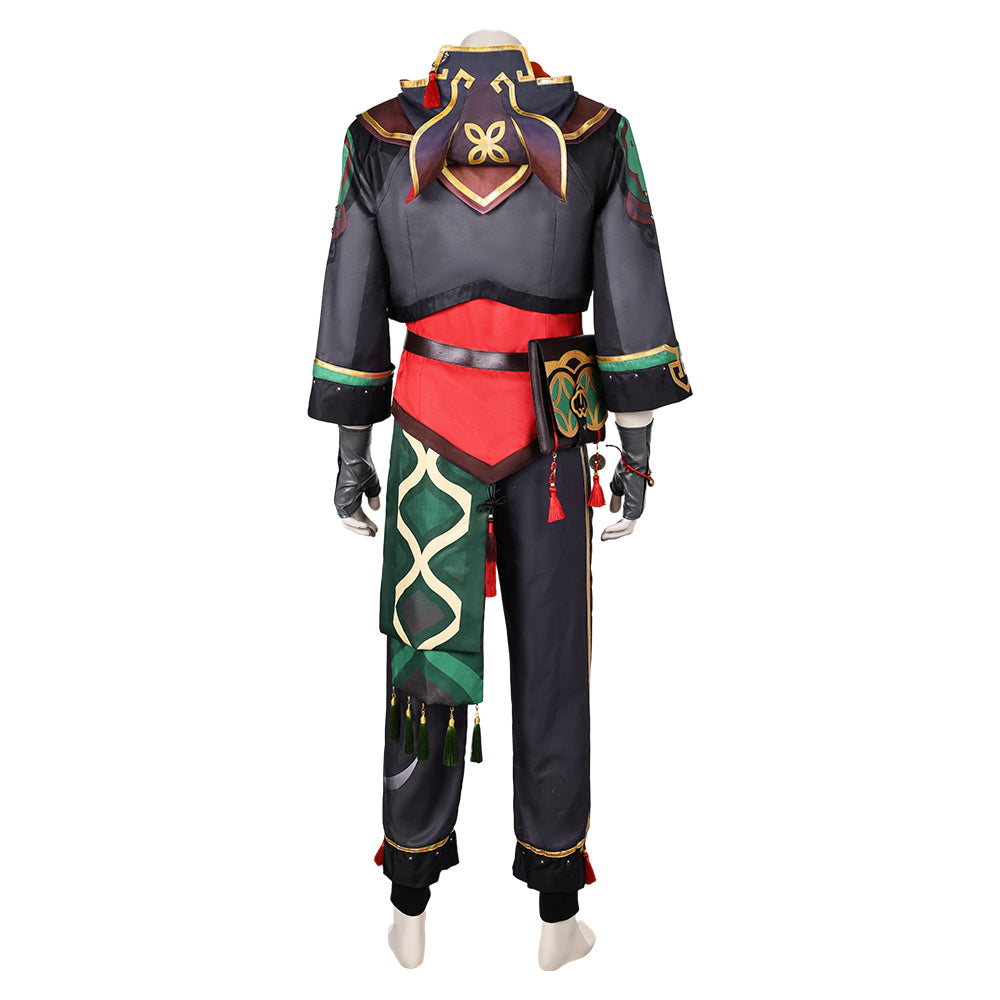 Genshin Impact Gaming Black Suit Party Carnival Halloween Cosplay Costume