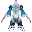 Genshin Impact Lan Yan Women Blue Outfit Carnival Halloween Cosplay Costume
