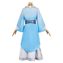 Genshin Impact Lumine Women Blue Dress Outfit Carnival Halloween Cosplay Costume