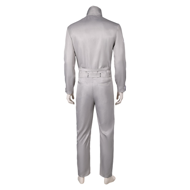 Ghostbusters 2024 Movie Dr. Peter Venkman Grey Jumpsuit Party Carnival Halloween Cosplay Costume