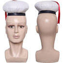 Ghostbusters 2024 Movie Stay Puft Marshmallow Man White Cosplay Hat Cap Halloween Carnival Costume Accessories