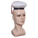 Ghostbusters 2024 Movie Stay Puft Marshmallow Man White Cosplay Hat Cap Halloween Carnival Costume Accessories