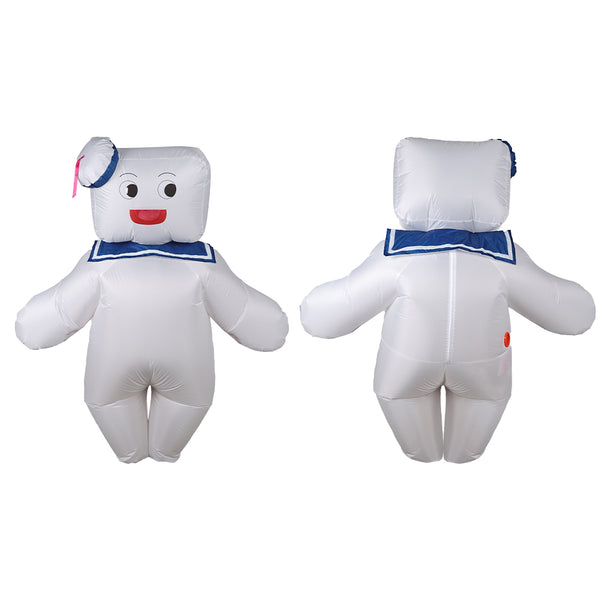 Ghostbusters 2024 Stay Puft Marshmallow Man Inflatable Full Body Suit Party Carnival Halloween Cosplay Costume