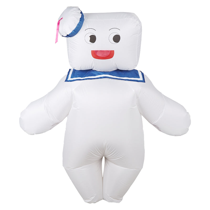 Ghostbusters 2024 Stay Puft Marshmallow Man Inflatable Full Body Suit Party Carnival Halloween Cosplay Costume