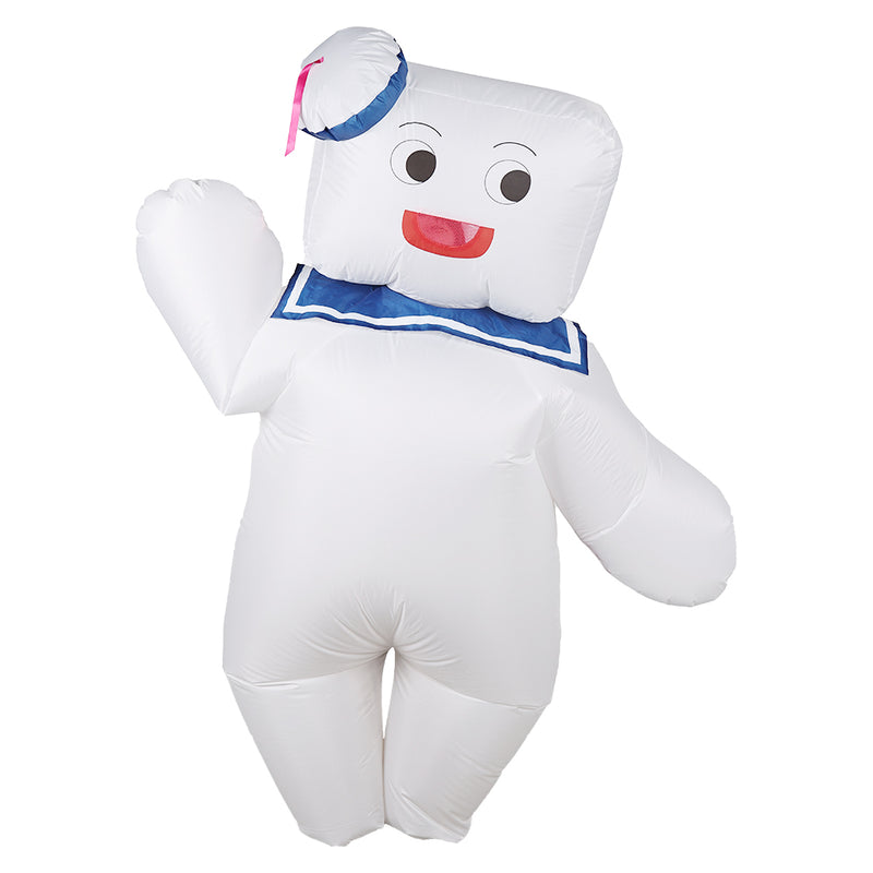 Ghostbusters 2024 Stay Puft Marshmallow Man Inflatable Full Body Suit Party Carnival Halloween Cosplay Costume