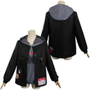 Girls Band Cry 2024 Anime Momoka Kawaragi Women Black Top Set Party Carnival Halloween Cosplay Costume