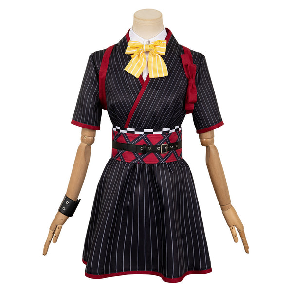 Girls Band Cry 2024 Anime Subaru Awa Women Black Dress Party Carnival Halloween Cosplay Costume