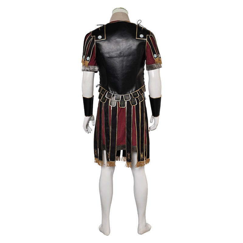 Gladiator 2024 Marcus Acacius Black Outfit Party Carnival Halloween Cosplay Costume