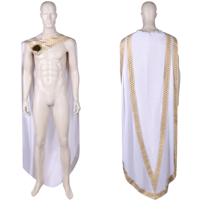 Gladiator 2024 Marcus Acacius White Cloak Party Carnival Halloween Cosplay Costume