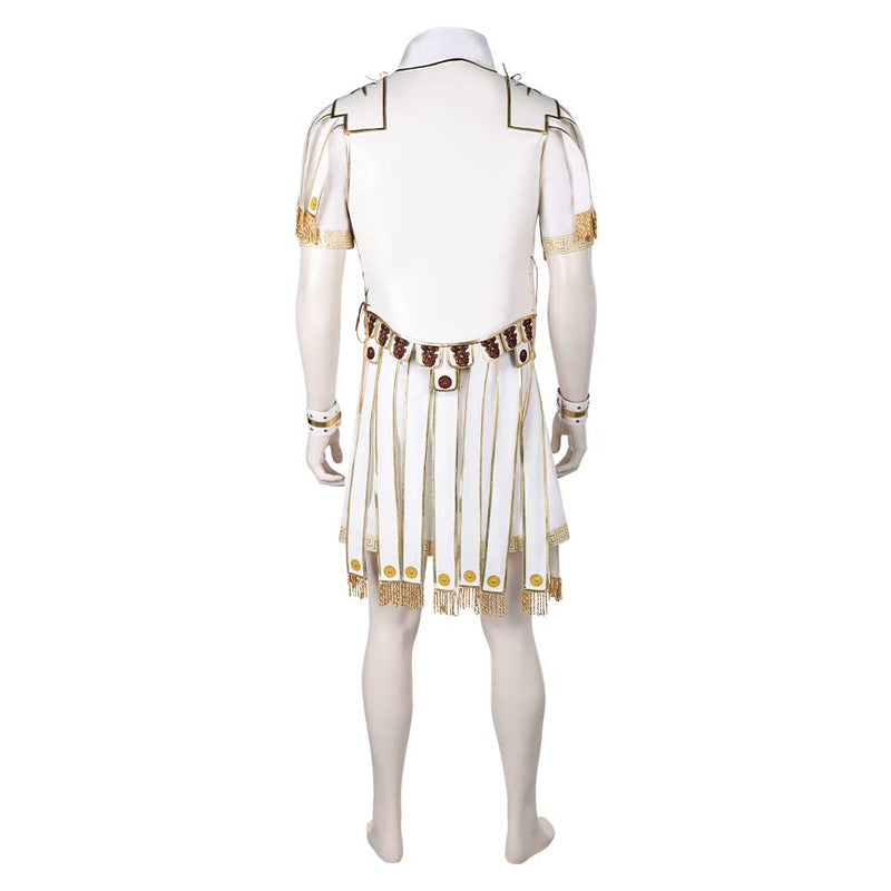 Gladiator 2024 Marcus Acacius White Outfit Carnival Halloween Cosplay Costume