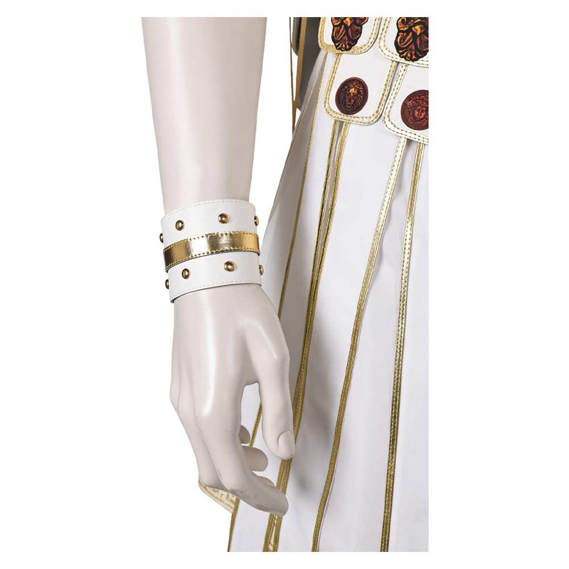 Gladiator 2024 Marcus Acacius White Outfit Carnival Halloween Cosplay Costume