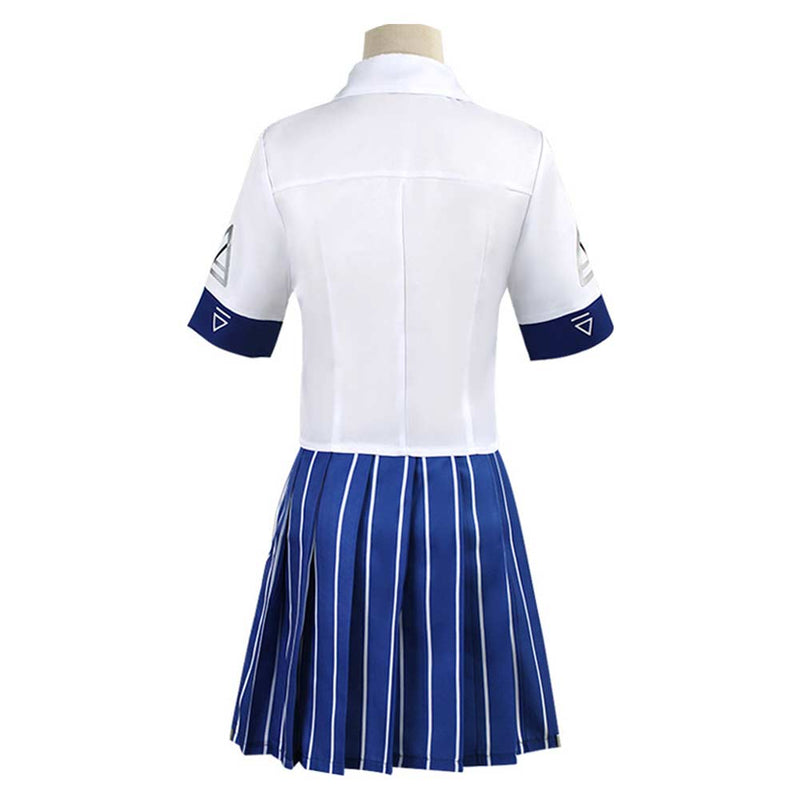 Goddess of Victory: Nikke Naga Women Blue Dress Party Carnival Halloween Cosplay Costume Goddess of Victory: Nikke Naga Women Blue Dress Party Carnival Halloween Cosplay Costume