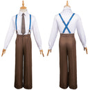 Fate/Grand Order Game Charlemagne Brown Suit Party Carnival Halloween Cosplay Costume