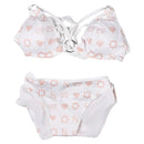 Grand Theft Auto VI Game Lucia Women White Sexy Bikini Set Swimsuit Original Design Cosplay Costume