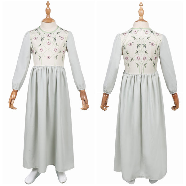 Gritta of the Rats' Castle Gritta Kids Children Grey Dress Halloween Carnival Cosplay Costume