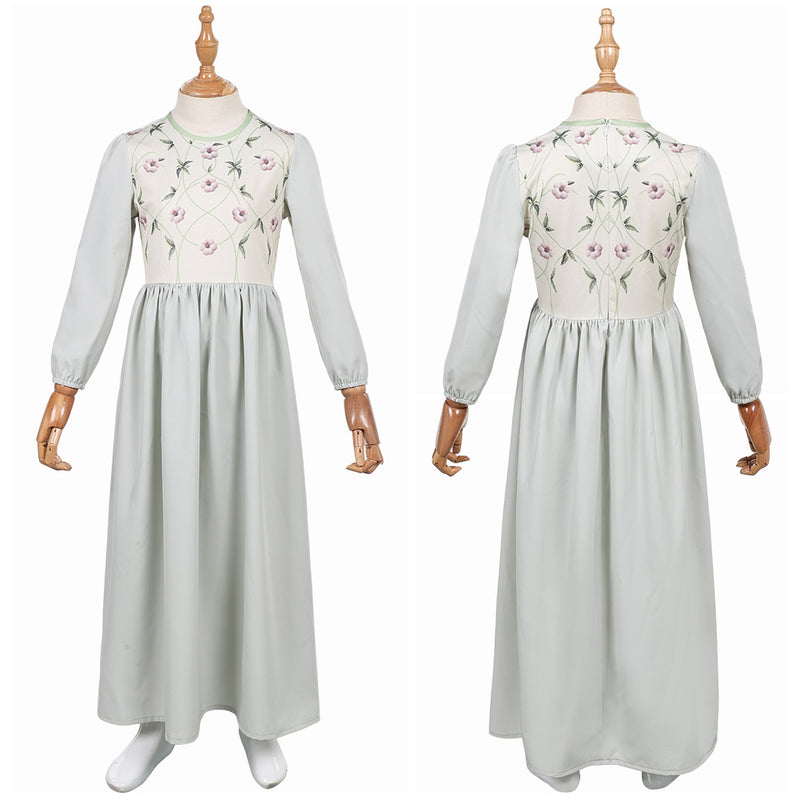 Gritta of the Rats' Castle Gritta Kids Children Grey Dress Halloween Carnival Cosplay Costume