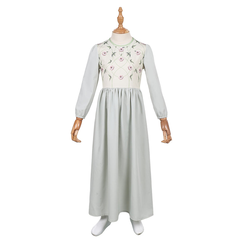 Gritta of the Rats' Castle Gritta Kids Children Grey Dress Halloween Carnival Cosplay Costume
