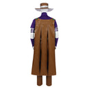 Gyro Zeppeli Purple Outfit Hat Comic Version Outfit Men Halloween Carnival Party Cosplay Costume