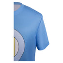 Haikyu!! Anime Kuroo Tetsurou Blue T-shirt Party Carnival Halloween Cosplay Costume