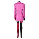 Harley Quinn Season 5 Harley Quinn Women Pink Outfit Carnival Halloween Cosplay Costume