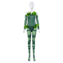 Harley Quinn Season 5 Poison Ivy Women Green Jumpsuit Carnival Halloween Cosplay Costume