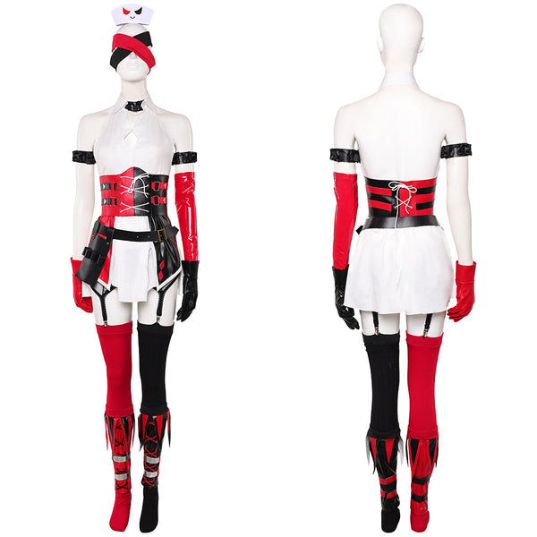 Harley Quinn Women Nurse Outfit Carnival Halloween Cosplay Costume