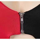 Harley Quinn Women Red And Black Sexy Swimsuit Party Carnival Halloween Cosplay Costume