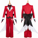 Hazbin Hotel 2025 Season 2 Alastor Red Outfit Carnival Halloween Cosplay Costume
